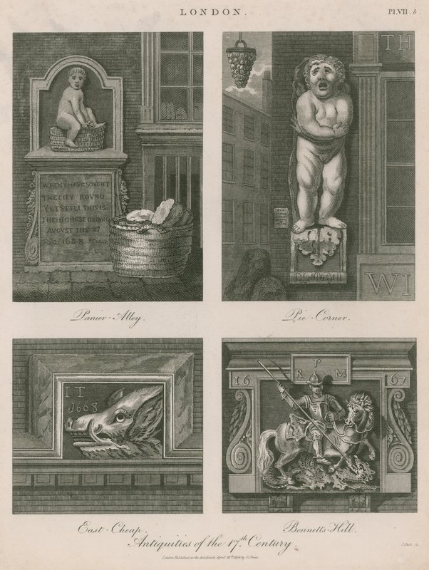 Antiquiteiten van de 17e Eeuw door English School