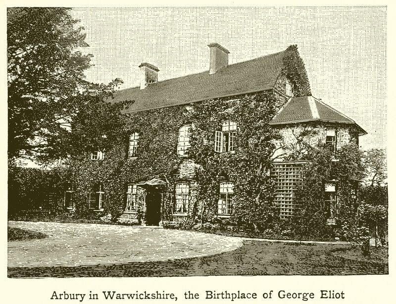 Arbury in Warwickshire, de geboorteplaats van George Eliot door English School