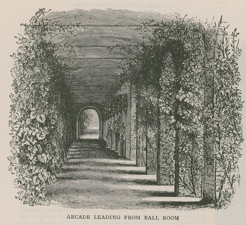 Arcade naar de Balzaal, Holland House door English School
