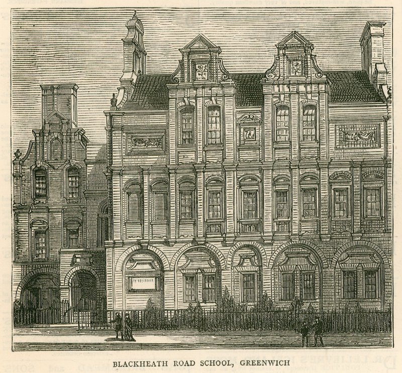 Architectuur van het London School Board: Blackheath Road School, Greenwich, Londen door English School