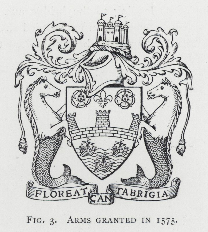 Wapens verleend in 1575 door English School