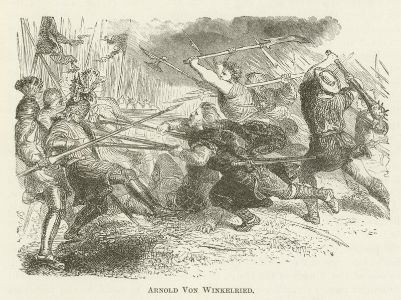 Arnold Von Winkelried door English School