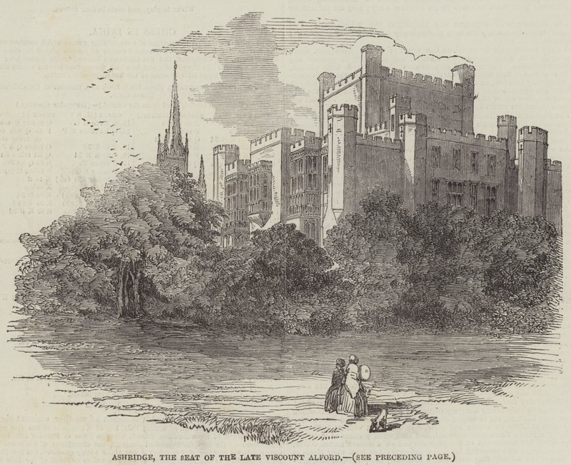 Ashridge, het landgoed van de overleden burggraaf Alford door English School