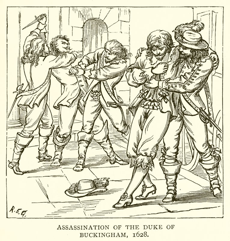 Moord op de hertog van Buckingham, 1628 door English School