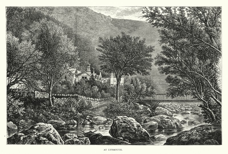 In Lynmouth door English School