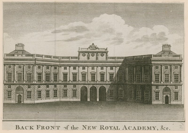 Achterkant van de nieuwe Royal Academy door English School