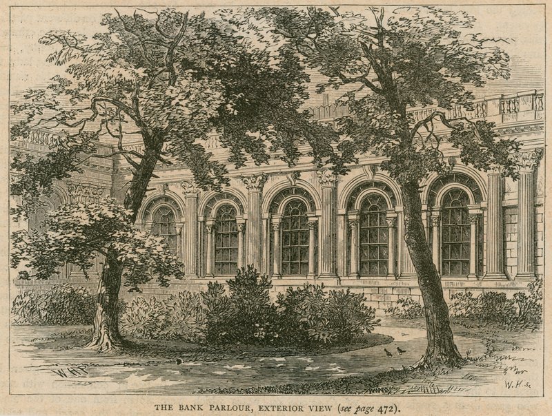 Bank of England, Tuinhof door English School