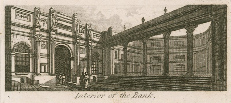 Bank of England, Lothbury Court door English School
