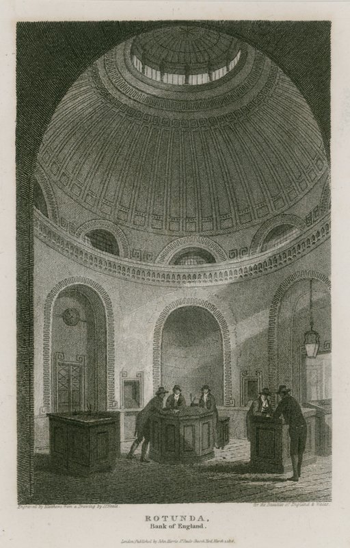 Bank of England, Rotunda van Sir John Soane door English School