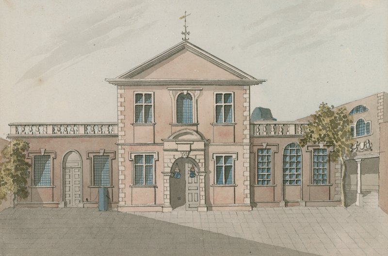Barber Surgeons Hall, Monkwell Street, Londen door English School