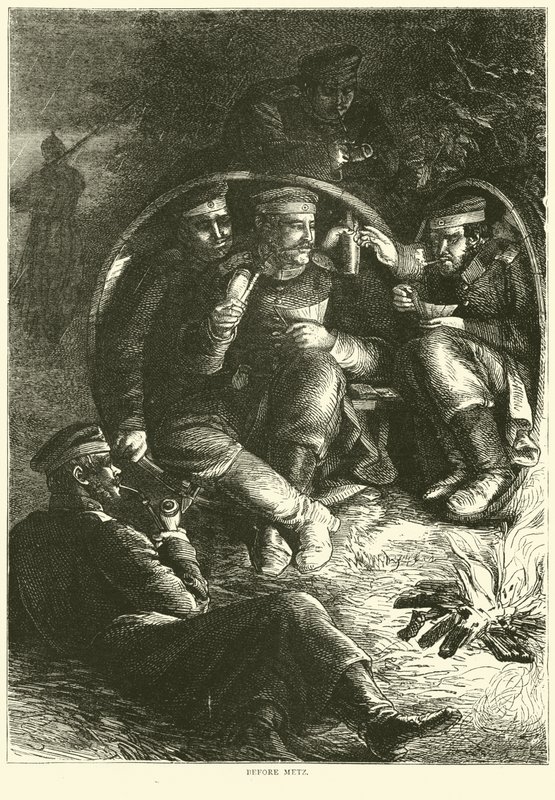 Voor Metz, oktober 1870 door English School