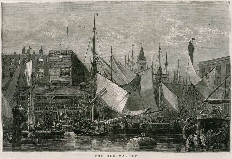 Billingsgate, de oude markt door English School
