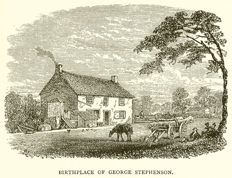 Geboorteplaats van George Stephenson door English School