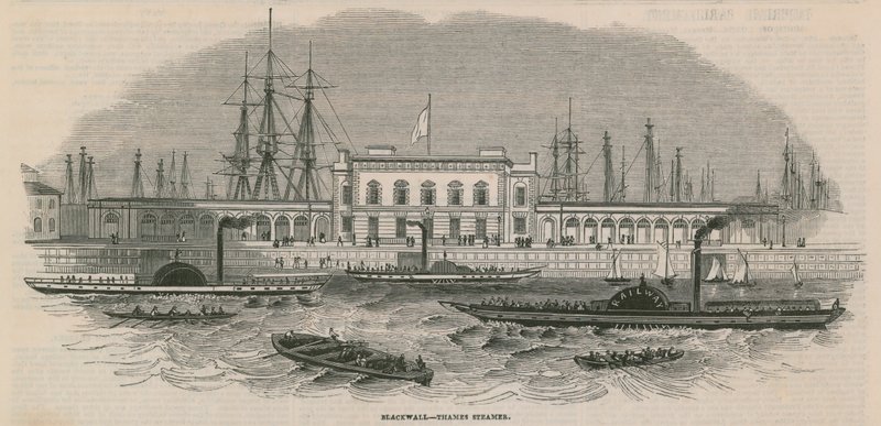 Blackwall Theems Stoomboot door English School
