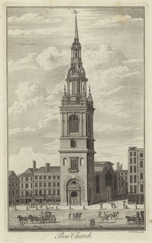 Bow Church, Londen door English School