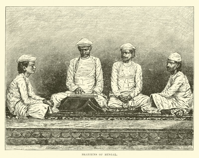 Brahmanen van Bengalen door English School