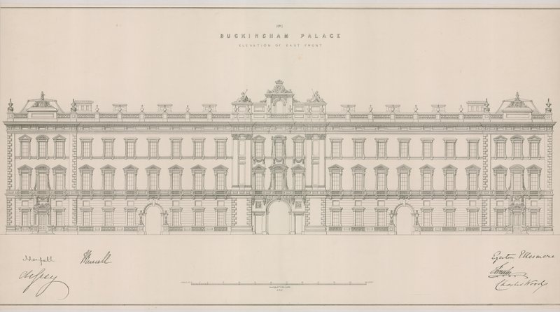 Buckingham Palace, Opgang van de Oostelijke Voorzijde door English School