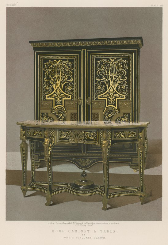 Buhl Kabinet en Tafel door English School