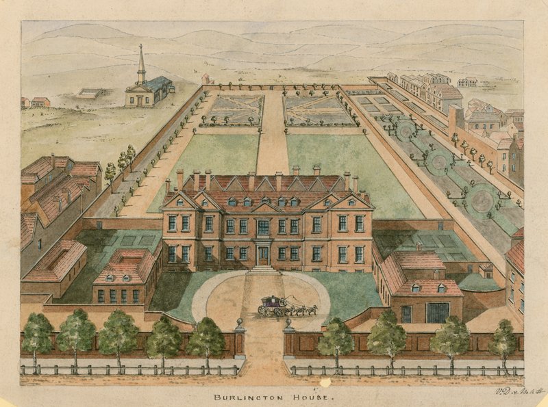 Burlington House, Piccadilly, Londen door English School