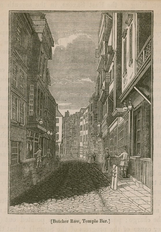 Butcher Row in Temple Bar op de Strand door English School