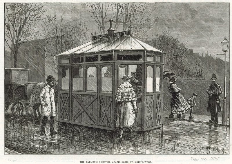 Cabine schuilplaats door English School