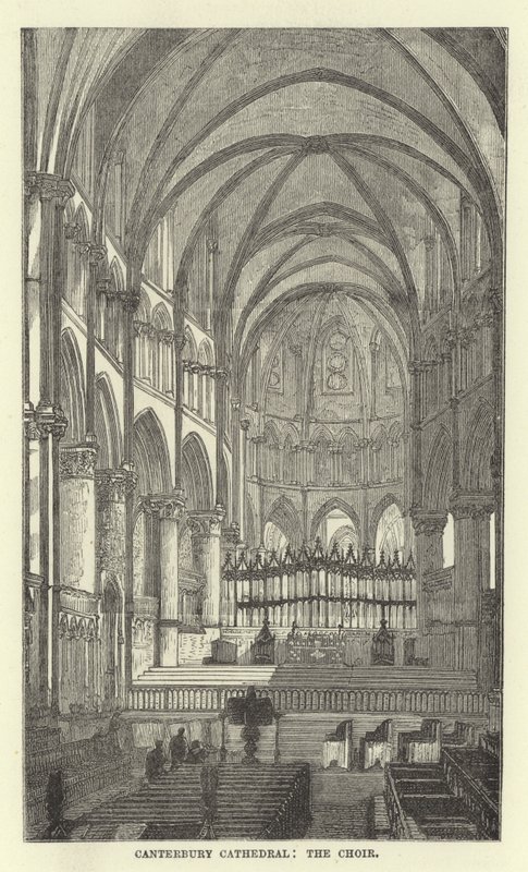 Canterbury Kathedraal, koor door English School