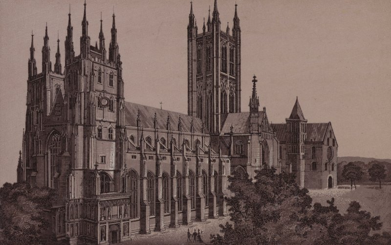 Canterbury: De Kathedraal door English School