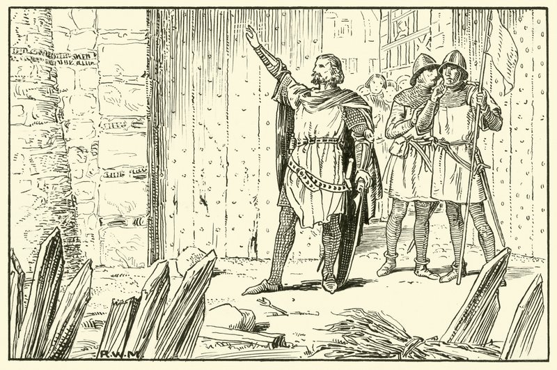 Kapitein van Calais Roept de Engelsen door English School