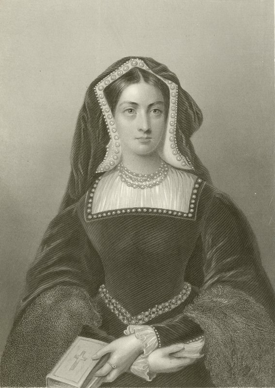 Catherine van Aragon, koningin van koning Hendrik VIII door English School