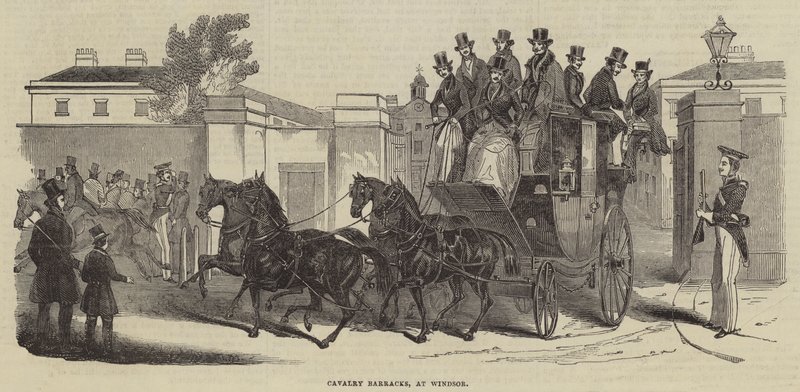 Cavaleriekazerne, in Windsor door English School