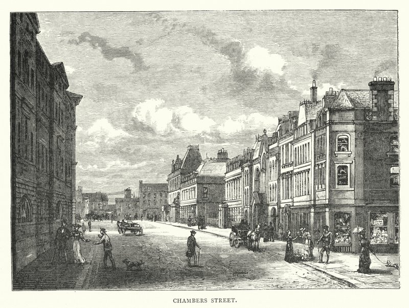Chambers Street (gravure) door English School