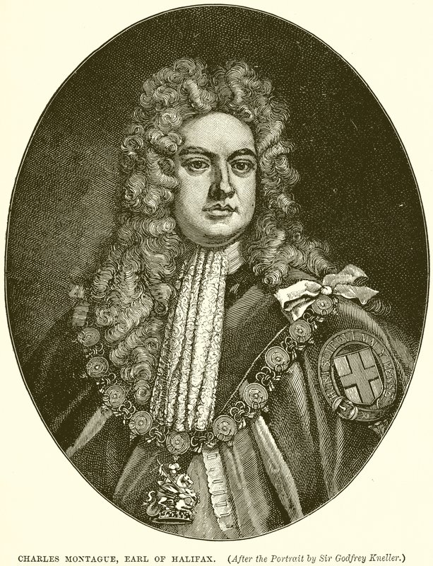 Charles Montague, Graaf van Halifax door English School