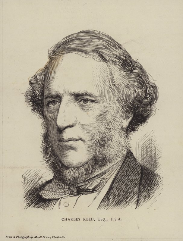 Charles Reed, Britse politicus, MP en Fellow van de Society of Antiquaries door English School
