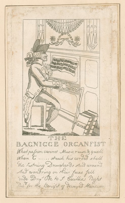 Charley Griffith, de organist van Bagnigge Wells door English School