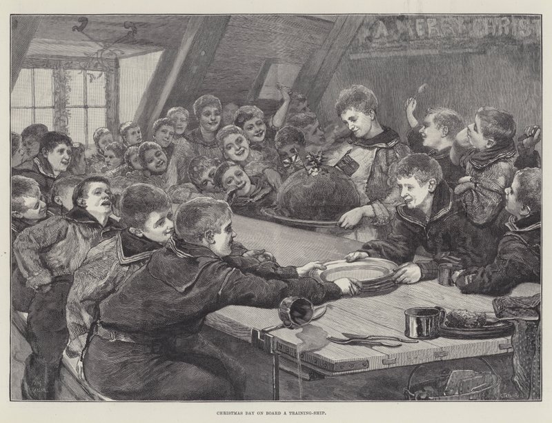 Eerste Kerstdag aan Boord van een Opleidingsschip door English School