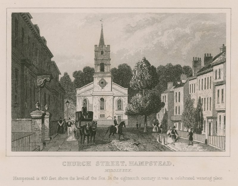 Church Street, Hampstead, Middlesex door English School