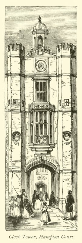 Klokkentoren, Hampton Court door English School