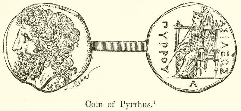 Munt van Pyrrhus door English School