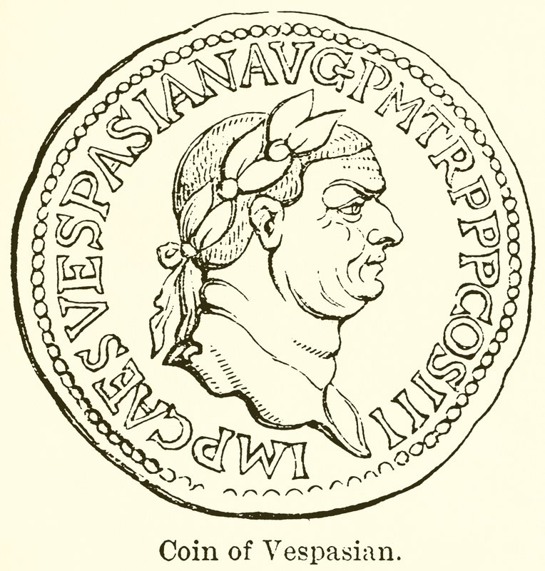 Munt van Vespasianus door English School