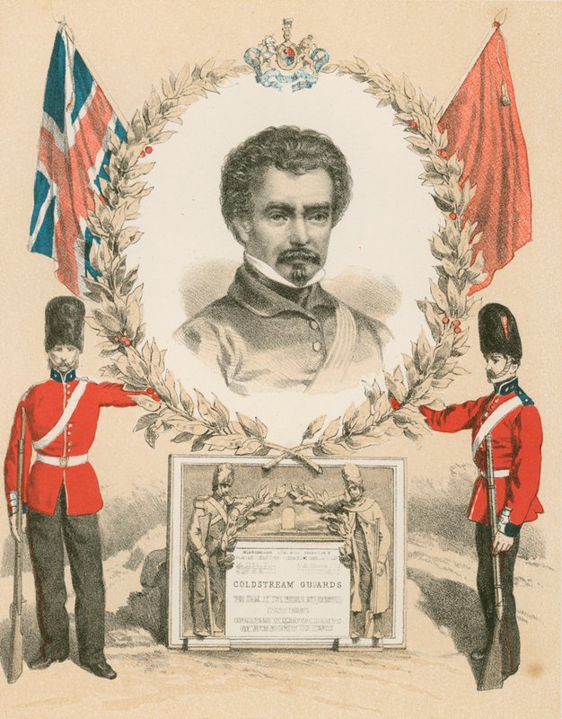 Coldstream Guards. Lord Clyde, kolonel van de Coldstream Guards door English School