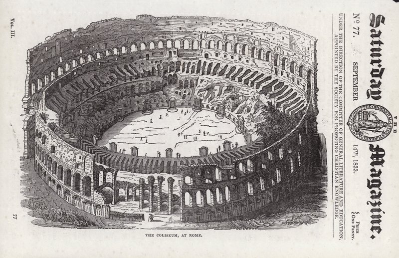 Colosseum, Rome (gravure) door English School