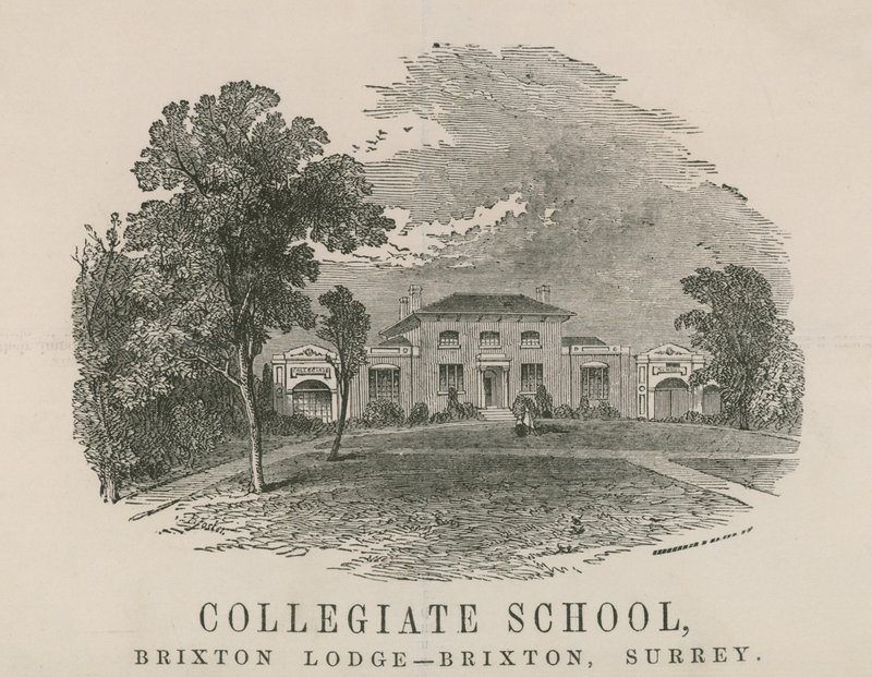 Collegiale School, Brixton Lodge, Brixton, Surrey door English School