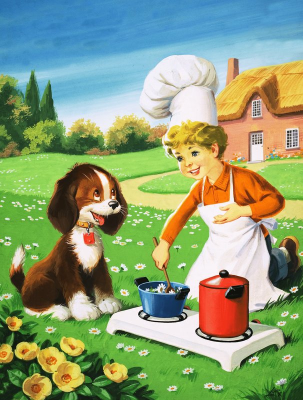 Buiten koken door English School