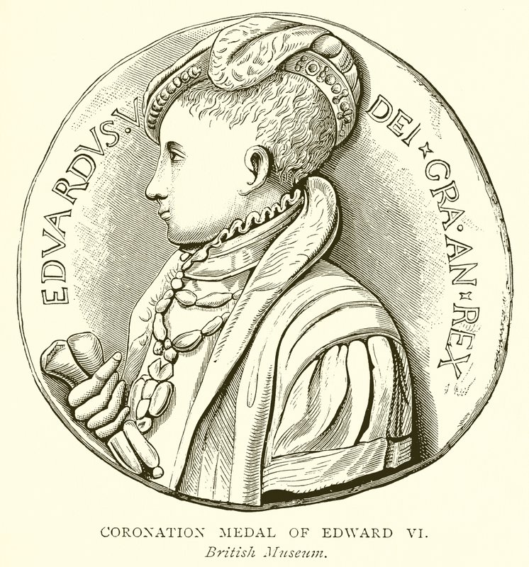 Kroningsmedaille van Edward VI door English School