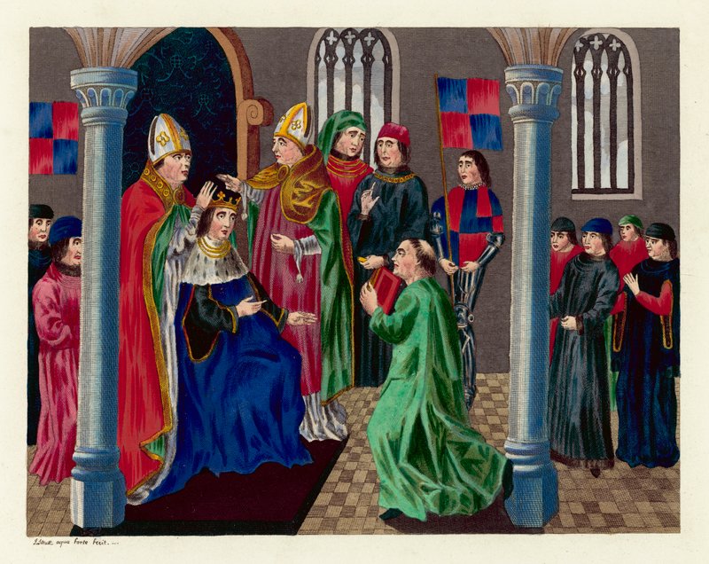 Kroning van Koning Hendrik IV door English School