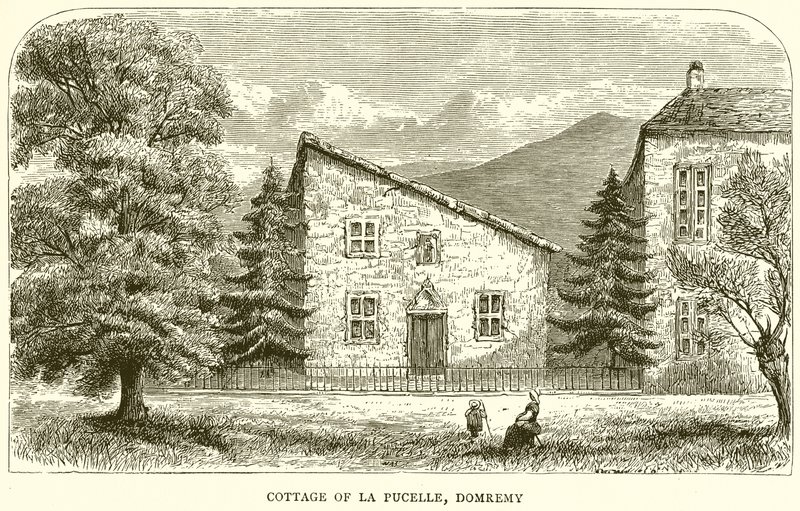 Cottage van La Pucelle, Domremy door English School