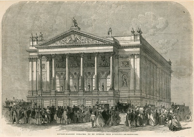 Covent Garden Theatre, Londen - wordt vanavond geopend door English School