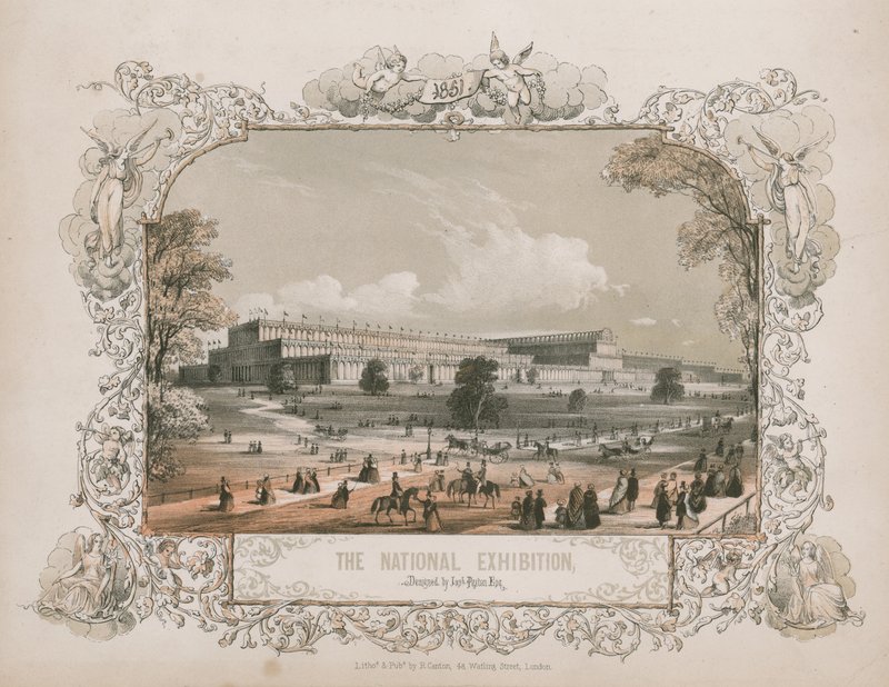 Crystal Palace, Hyde Park, Londen door English School