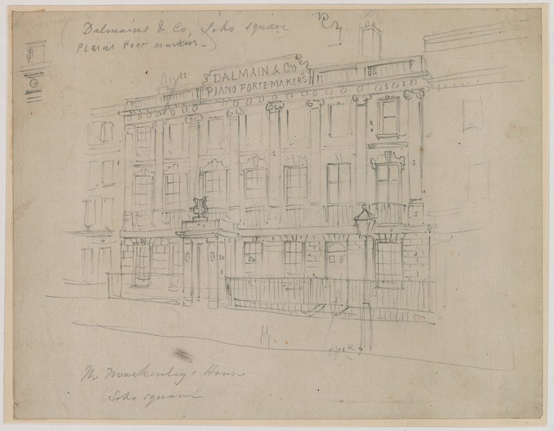 DAlmains Pianofabrikanten, Soho Square door English School