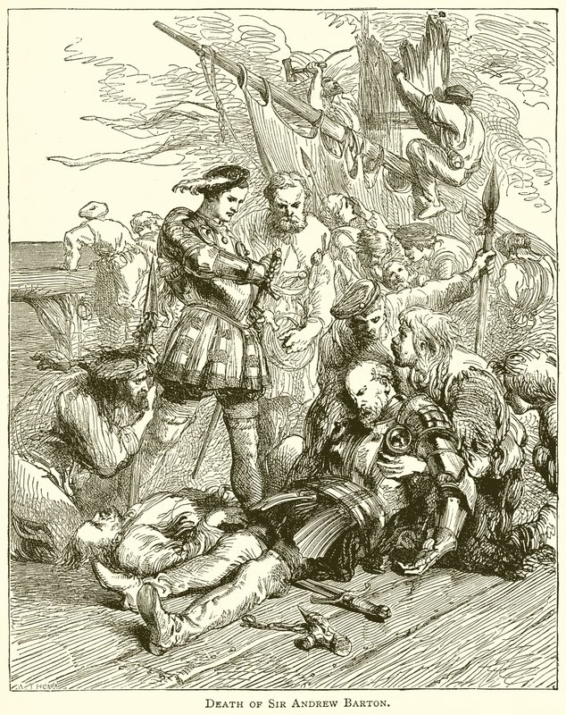 De Dood van Sir Andrew Barton door English School